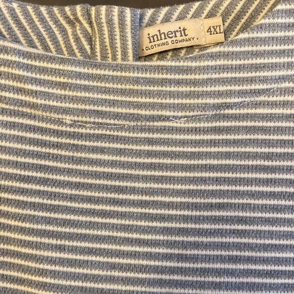 Inherit Clothing Company Olivia A - Line Midi Striped Dress - Picture 4 of 10